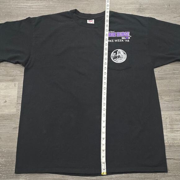 World's Famous Iron Horse Saloon Wizard Bike Week 1998 Short Sleeve T-Shirt Tee - Picture 7 of 8
